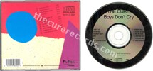 Boys don't cry (issued 1991). Silver disc. Reissue with bar code on backsleeve. - Thanks to rafacure.
