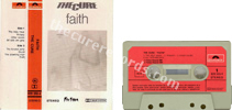 Faith (issued 1986). No bar code. Polydor red papaer label on grey or black plastic tape. - Thanks to Wishcure.