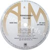 Pornography (issued 1982). Label with big A&M letters. - Thanks to anonymous.