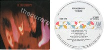Pornography (issued 1982). White label with small A&M letters.