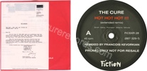Hot hot hot !!! (extended) / Hey you !!! (extended) (issued 1988). Red die-cut promo titled sleeve with promo sheets and custom reaction sheet. - Thanks to koy57.