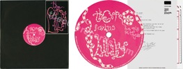 Lullaby (issued 1989). Black plain sleeve with custom pink sticker and cue-sheets. - Thanks to vandeebgroup.