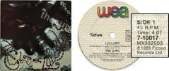Lullaby / Babble (issued 1989). "SIDE 1" and "SIDE 2" on labels. - Thanks to jchristophem.