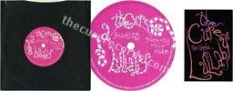 Lullaby / Babble (issued 1989). Plain white or black cardsleeve. Promo only pink label. Some copies were issued with a "Lullaby" sticker. - Thanks to jchristophem.