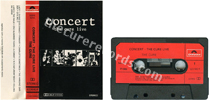 Concert (issued 1985). Red paper label on black plastic tape. Both labels have "STEREO" on the right and "1985" on the left. "Serie azul" on spine. Fonobras jewel case. - Thanks to Rod x.