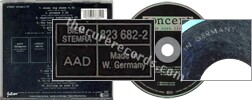 Concert (issued 1990). Black disc. "Made in W. Germany". Matrix says "823 682-2  02 #" and "Made in Germany". - Thanks to rafacure.