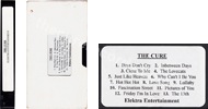 (no title) (issued 1996). Plain white cardsleeve. White sticker with tracklisting. Contains 13 tracks. - Thanks to thecure.cz