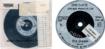 The walk / The dream (issued 1983). BBC in-house injection mould silver label copy of "The walk" 7" commercial release. Stickered custom BBC Radio sleeve with "BBC gramophone library" sticker on label. For radio play. From BBC archives. - Thanks to yugung.