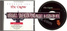 V.A. - The crow (issued 1994). Film soundtrack with track "Burn". German "Aus der TV-Werbung" sticker on front. Credits on back read "IN ASSOCIATION WITH ENTERTAINMENT MEDIA INVESTIMENT CORP.". - Thanks to rafacure.
