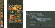 Show (issued 1993). Cardsleeve. Note track 14 on back listing is called "All day and all of the night". Custom front face of videocassette reads "Show The Cure". - Thanks to zakiaaa.