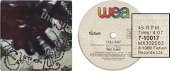 Lullaby / Babble (issued 1989). "SIDE 1" and "SIDE 2" not on labels. - Thanks to redhill.
