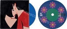 Warsong: Troxy live 2024 / (no side) (issued 2025). One-sided. Blue vinyl. Number 018. Artist: Paul Thurblby. Medium: Acrylic paint. - Thanks to War Child.