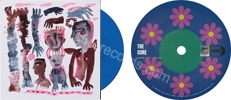 Warsong: Troxy live 2024 / (no side) (issued 2025). One-sided. Blue vinyl. Number 055. Artist: Nicola Heindl. Medium: Watercolour. - Thanks to War Child.