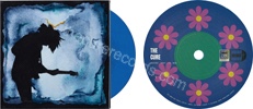 Warsong: Troxy live 2024 / (no side) (issued 2025). One-sided. Blue vinyl. Number 066. Artist: Molly McKeon. Medium: Watercolour and paper collage. - Thanks to War Child.