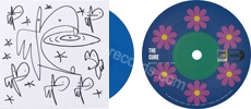 Warsong: Troxy live 2024 / (no side) (issued 2025). One-sided. Blue vinyl. Number 097. Artist: Charles Pure Evil 2. Medium: Pen. - Thanks to War Child.
