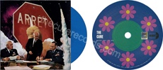 Warsong: Troxy live 2024 / (no side) (issued 2025). One-sided. Blue vinyl. Number 141. Artist: Miles Donovan. Medium: Paper collage. - Thanks to War Child.