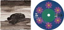 Warsong: Troxy live 2024 / (no side) (issued 2025). One-sided. Blue vinyl. Number 144. Artist: Antony Gormley. Medium: Inkcap mushrooms. - Thanks to War Child.