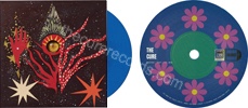 Warsong: Troxy live 2024 / (no side) (issued 2025). One-sided. Blue vinyl. Number 427. Artist: Zori Hatavald. Medium: Collage. - Thanks to War Child.