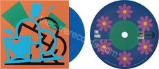 Warsong: Troxy live 2024 / (no side) (issued 2025). One-sided. Blue vinyl. Number 439. Artist: Supermundane. Medium: Handcut paper. - Thanks to War Child.