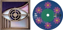 Warsong: Troxy live 2024 / (no side) (issued 2025). One-sided. Blue vinyl. Number 496. Artist: Chrissie MacDonald. Medium: Wooden frame and stained glass. - Thanks to War Child.