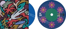 Warsong: Troxy live 2024 / (no side) (issued 2025). One-sided. Blue vinyl. Number 497. Artist: Lynnie Z. Medium: Paint. - Thanks to War Child.