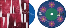 Warsong: Troxy live 2024 / (no side) (issued 2025). One-sided. Blue vinyl. Number 505. Artist: The Counter Press. Medium: Letterpress - Thanks to War Child.