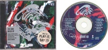 Mixed up (issued 1990). "When you play it, say it!" front sticker and punch hole on barcode. - Thanks to jchristophem.